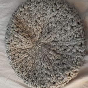 Patricia underwood wool hat beret chunky knit